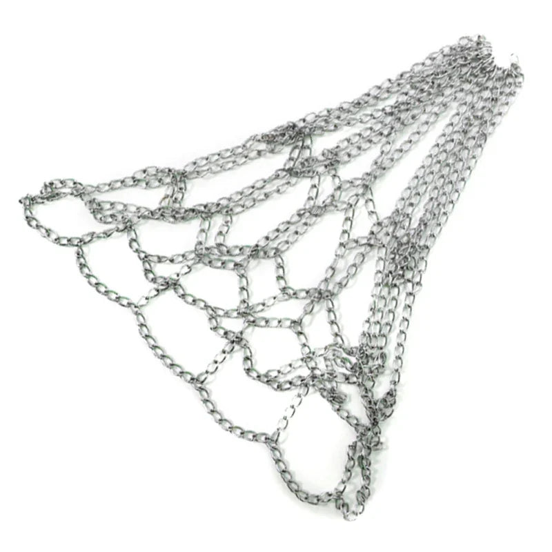 Heavy-Duty Basketball Target Net Outdoor Steel Chain