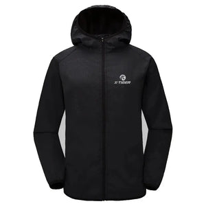 Windproof Jacket with Reflective Stripes