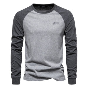 Casual Patchwork T Shirts for Men