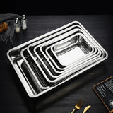 Stainless Steel Non-stick Baking Tray Pizza Cake Bread Pan