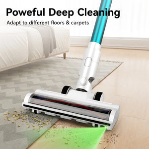 Cordless Handheld Vacuum Cleaner,26000PA,Touch Screen,Smart Dust Sensor,Auto Speed Control for Home Bed Carpet Clean