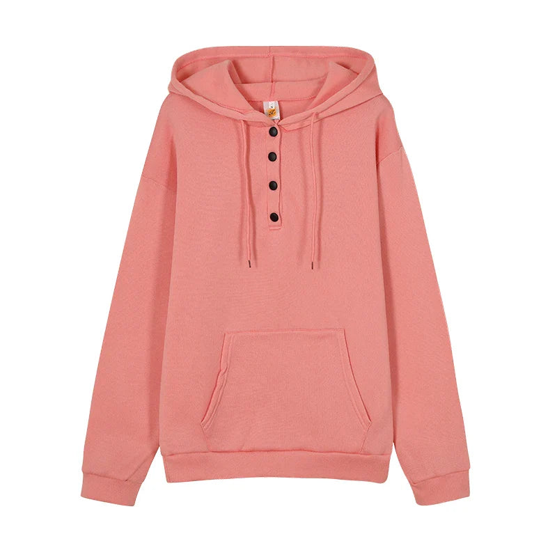 Cozy and Casual  Women's Hooded Sweatshirt