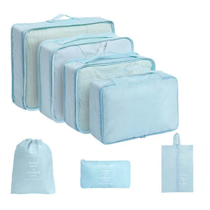 7/8/9/10/11 Pcs Set Travel Organizer Storage Bags Suitcase Packing Cubes Set Cases Portable Luggage Clothes Shoe Tidy Pouch
