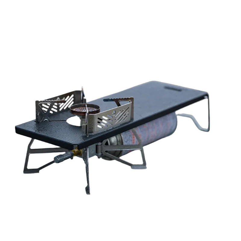 All-in-One Camping Kitchen Table Stove Rack & Accessories