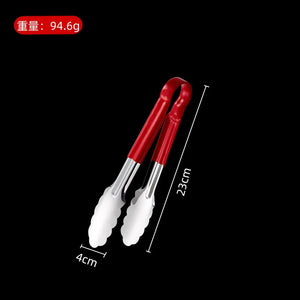 Stainless Steel Kitchen Tongs with Anti-Scald Handle