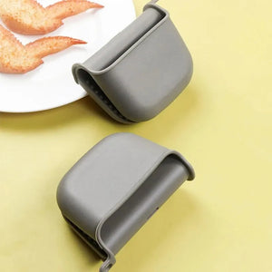 Thick Insulated Anti-Slip High-Temp Silicone Oven Gloves