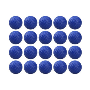 20 Pcs Color Sponge Indoor Practice PU Foam Golf Balls