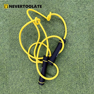 Heavy 460g Weighted Jump Rope - 10mm PVC HIIT Fitness Rope