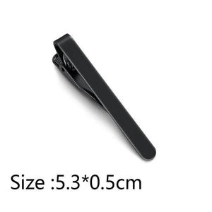 Simple Tie Clip Men Metal Copper Necktie Bar Clip Gold Silver Black 3 Bright Colors Best Gifts For Your Father Lover And Friends  Simple Classic Bar Clasp Practical Necktie Accessories Fashion Men Tie Clips Luxury Clothing Jewelry