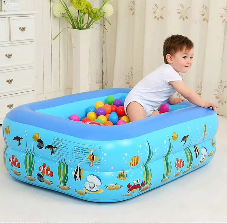 Giant Inflatable Pool with Sprayers  Perfect for Summer Fun