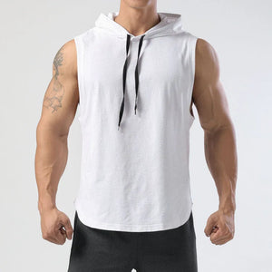 Sleevless Tees for Men Solid Colors
