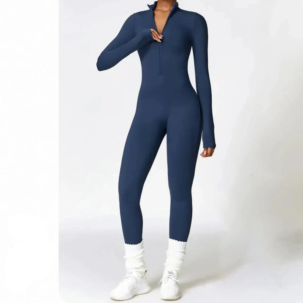 Winter Workout Wear  Cozy Jumpsuit
