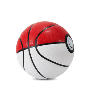 Premium PU Basketball White Red Official Size