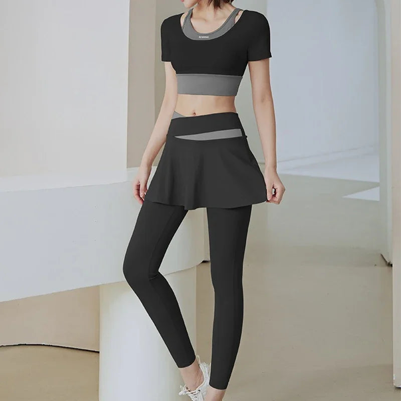 Aiithuug Tennis Skorts Versatile Workout Leggings