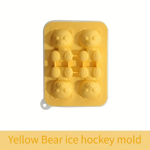 Cute Teddy Bear Silicone Ice Cube Tray Mold