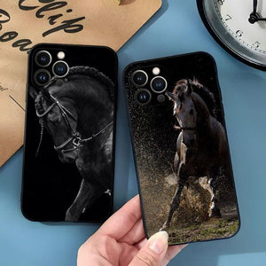 Cool Horse Animal Cover For Girls Boys Women Men, Unique Trendy Bumper Cover Case Phone Case For Iphone 13promax 11 14 12 Pro Max Mini Xr X Xs 7 8 6 6s Plus Cover