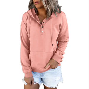Cozy and Casual  Women's Hooded Sweatshirt
