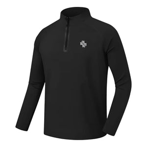 Long Sleeve Performance Polo Shirt for Men  Breathable  Comfortable