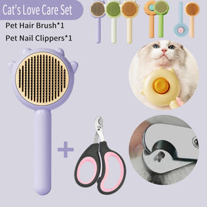 Cat Comb Massage Pet Magic Combs Hair Removal Cat and Dog Universal Needle Brush Pets Grooming Cleaning  Remove Supply Care Set  Pet Hair Cleaner Brush for Dogs Long or Short Hair Cats Pet Massage Brushes (Copy)