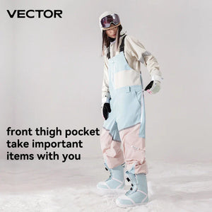 Ski Bib Overalls: Waterproof Snowboard Jumpsuit for Men & Women