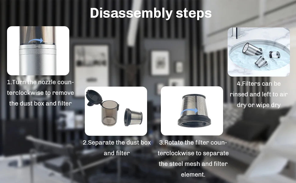 Cordless Handheld Vacuum Cleaner 30000Pa Mini Portable Wireless Cleaner for Home Office & Car Appliance Poweful Cleaning Machine