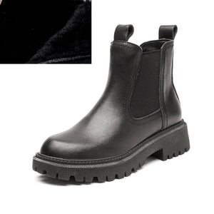Crafted for Comfort: Genuine Leather Chelsea Boots