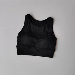 Women's Shock-Absorbing Sports Vest: High-Support Running Bra