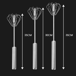 Stainless Steel Semi-Automatic Rotary Whisk Mixer for Baking