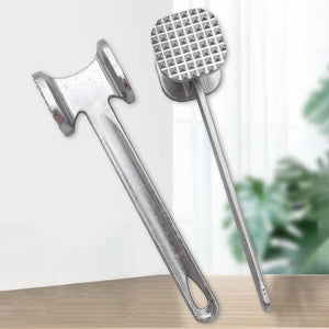 Aluminum Meat Tenderizer Hammer 19cm Double-Sided Heavy Duty Mallet