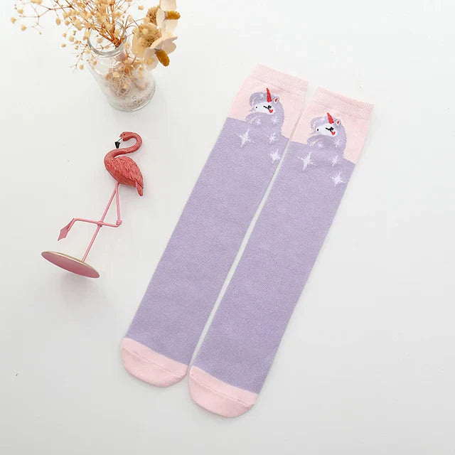 Adorable Baby Knee High Socks