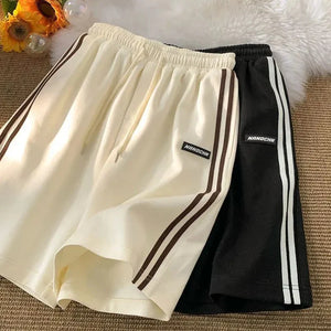 Striped Wide Leg Shorts