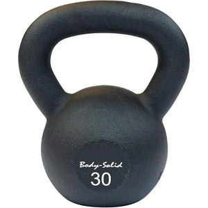 Matte Black Kettlebell for Weightlifting & Cross Training