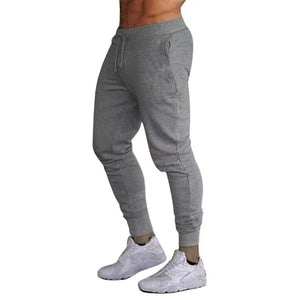 Men's Gray Fitness Joggers