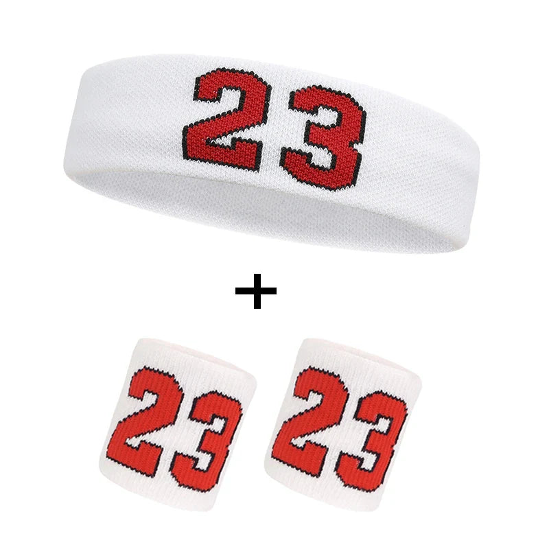 Cotton Sports Headband with Wrist Guard