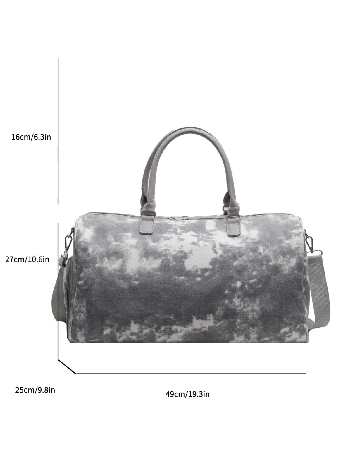 Travel Bag with Shoe Storage & Crossbody Versatility