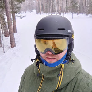 Confidence on the Slopes Half Covered Ski Helmet