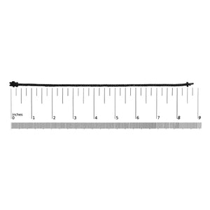 Black Rhodium Plated .925 Sterling Silver 5.00 Cttw Black Diamond Tennis Bracelet  (Black Color, I2-I3 Clarity) - 8.5 Inches