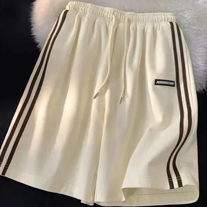 Striped Wide Leg Shorts