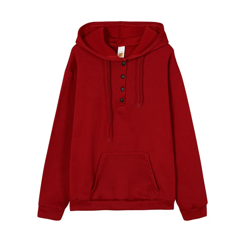 Cozy and Casual  Women's Hooded Sweatshirt
