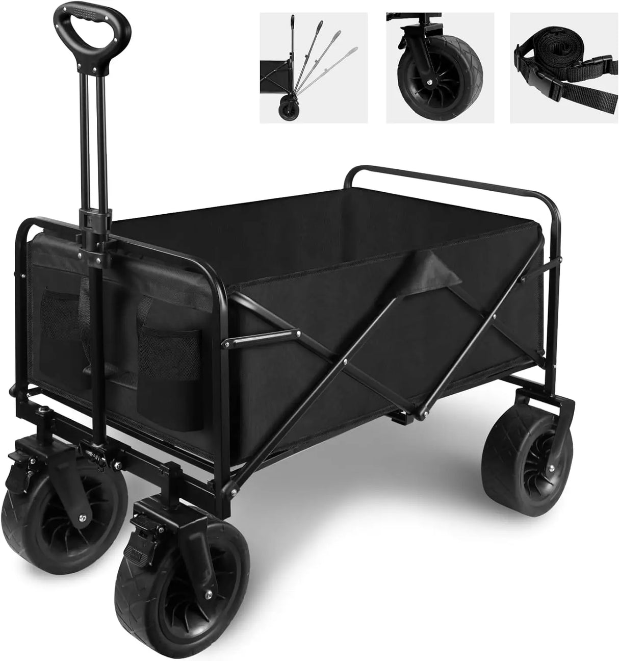 Heavy-Duty Collapsible cart  with Wheels