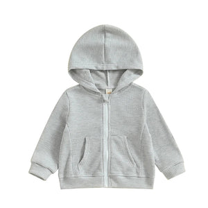 Hoodie Long Sleeve Hooded Zip Up Sweatshirt Jacket for Boys & Girls