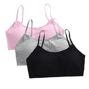 Girls Breathable Cotton Bras