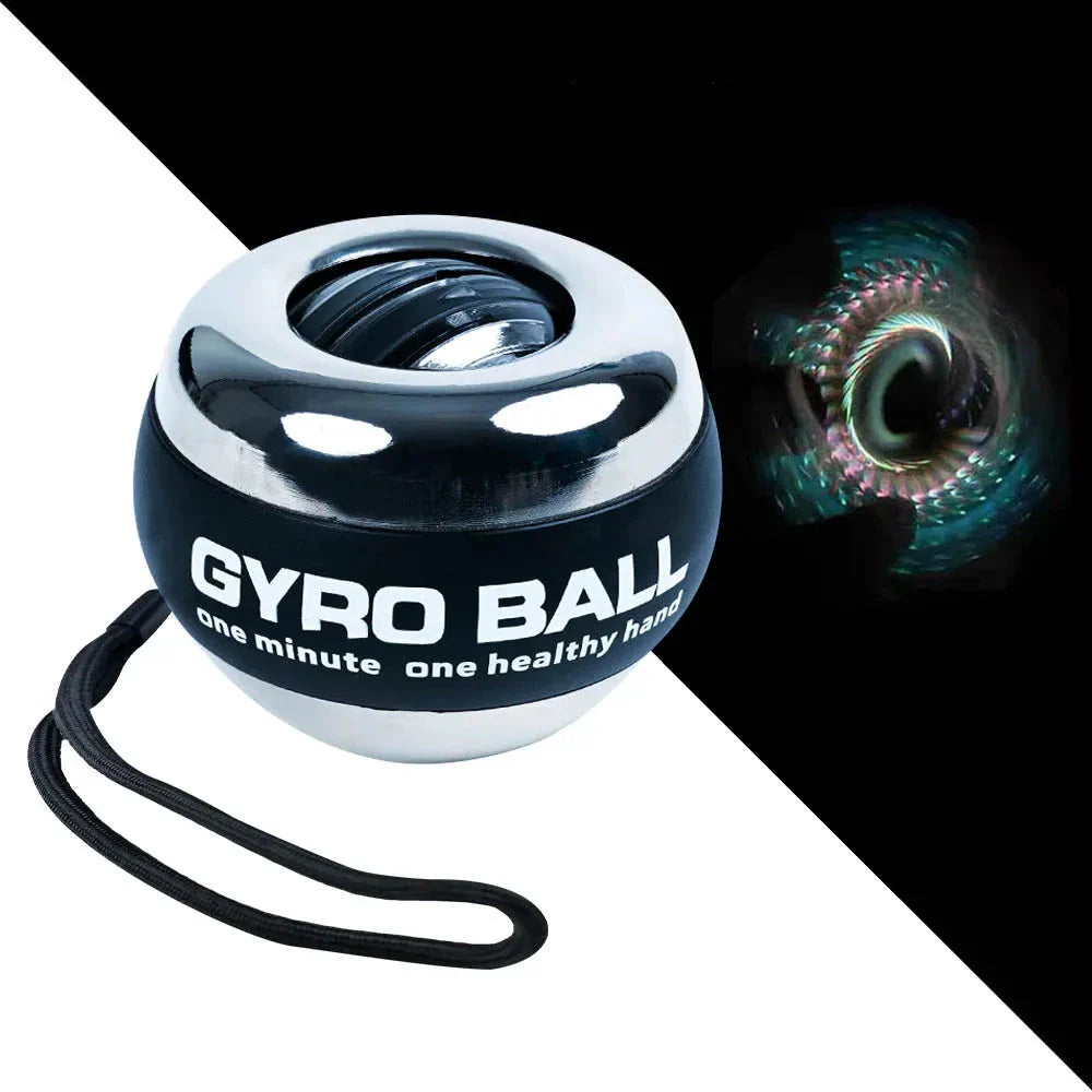 Self-Starting LED Gyro Ball for Hand and Wrist Strength