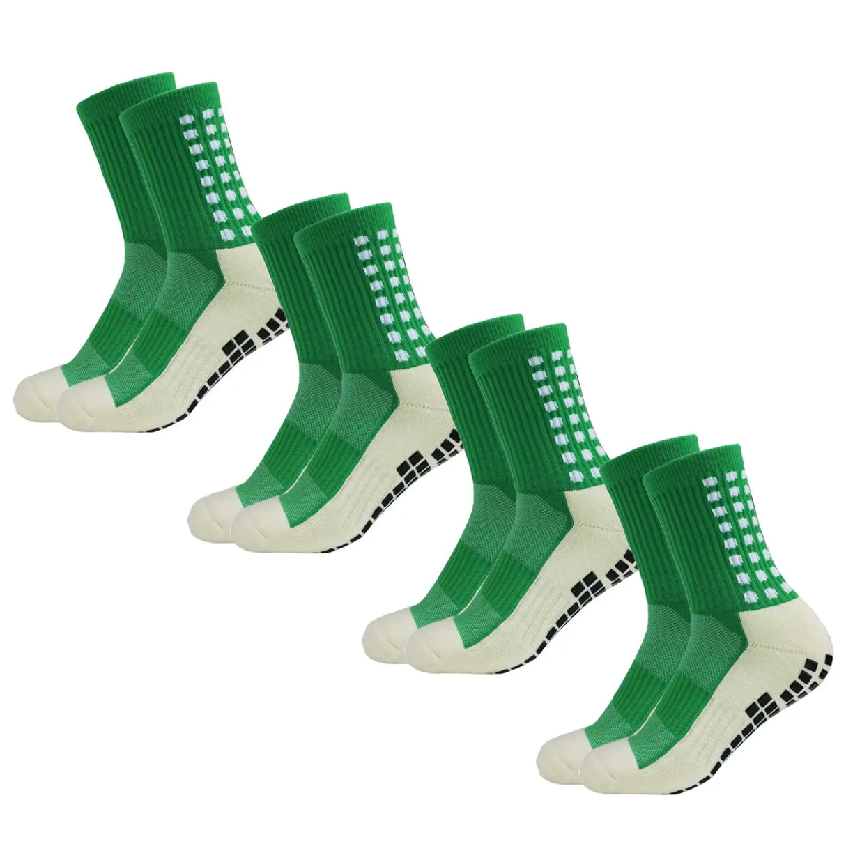 4 Pack Men s Anti Slip Soccer Socks