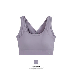 High Support Fitness Bra: Padded Gym & Running Top for Women