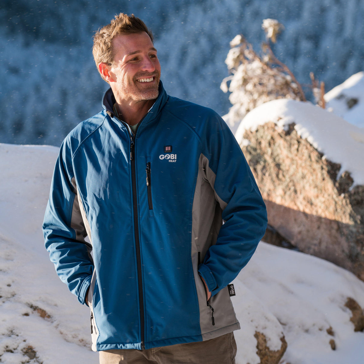 Sahara Mens Heated Jacket by Gobi Heat