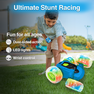 Contixo RC Stunt Car 4WD - 360 Spins, LED Lights