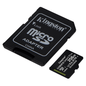 Kingston microSDXC Canvas Select Plus 256GB Memory Card and Adapter by Kingston