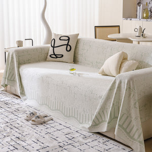 Modern Light Luxury Silky Smooth Couch Throw Protector, Washable Furniture Protector