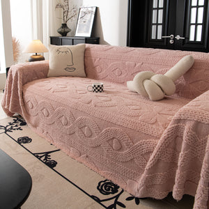 Soft Plush Fleece Throw Blanket for Couch Solid Cute Warm Couch Cover Blanket for Winter